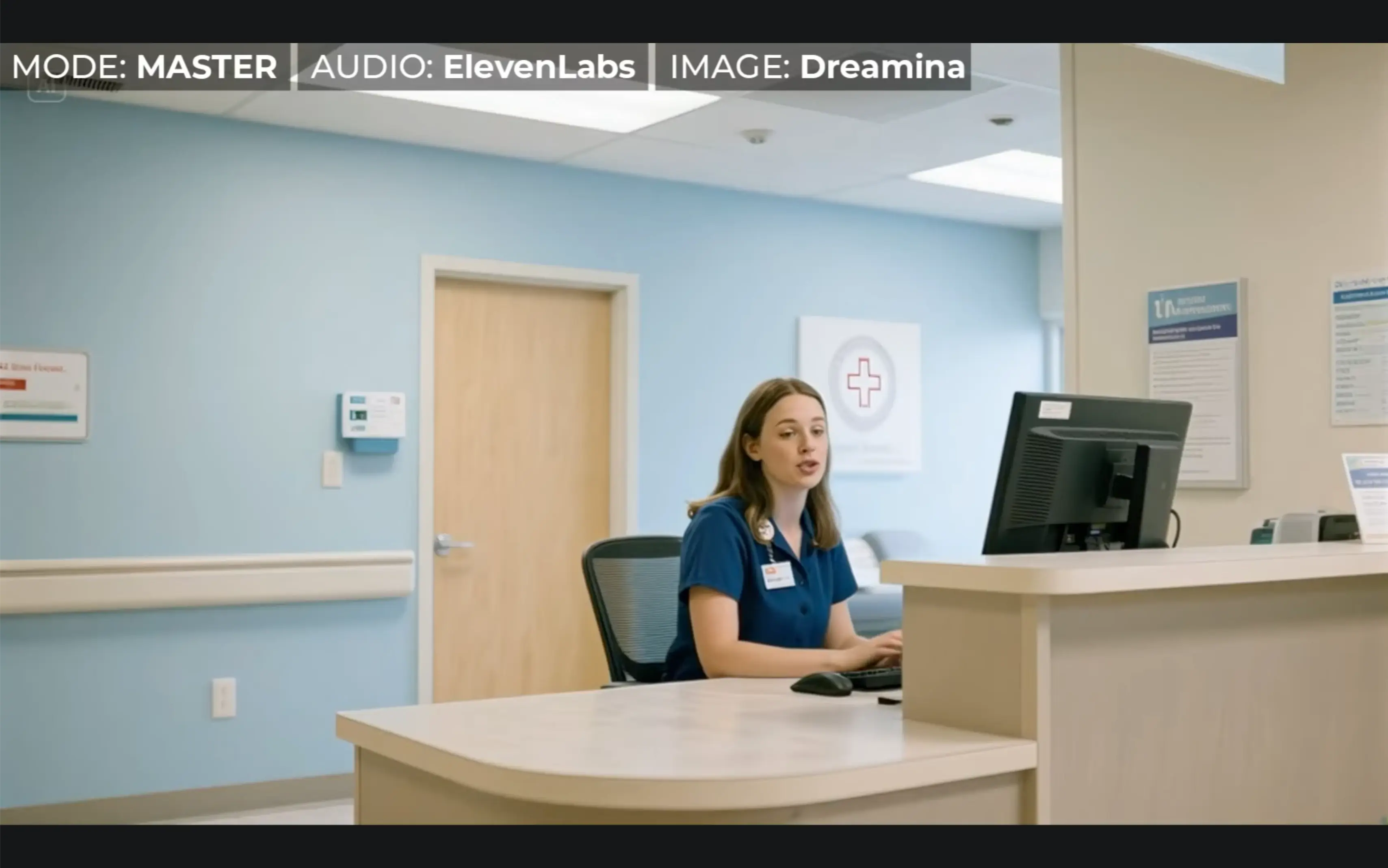Dreamina Doctor Character Lip Sync Example