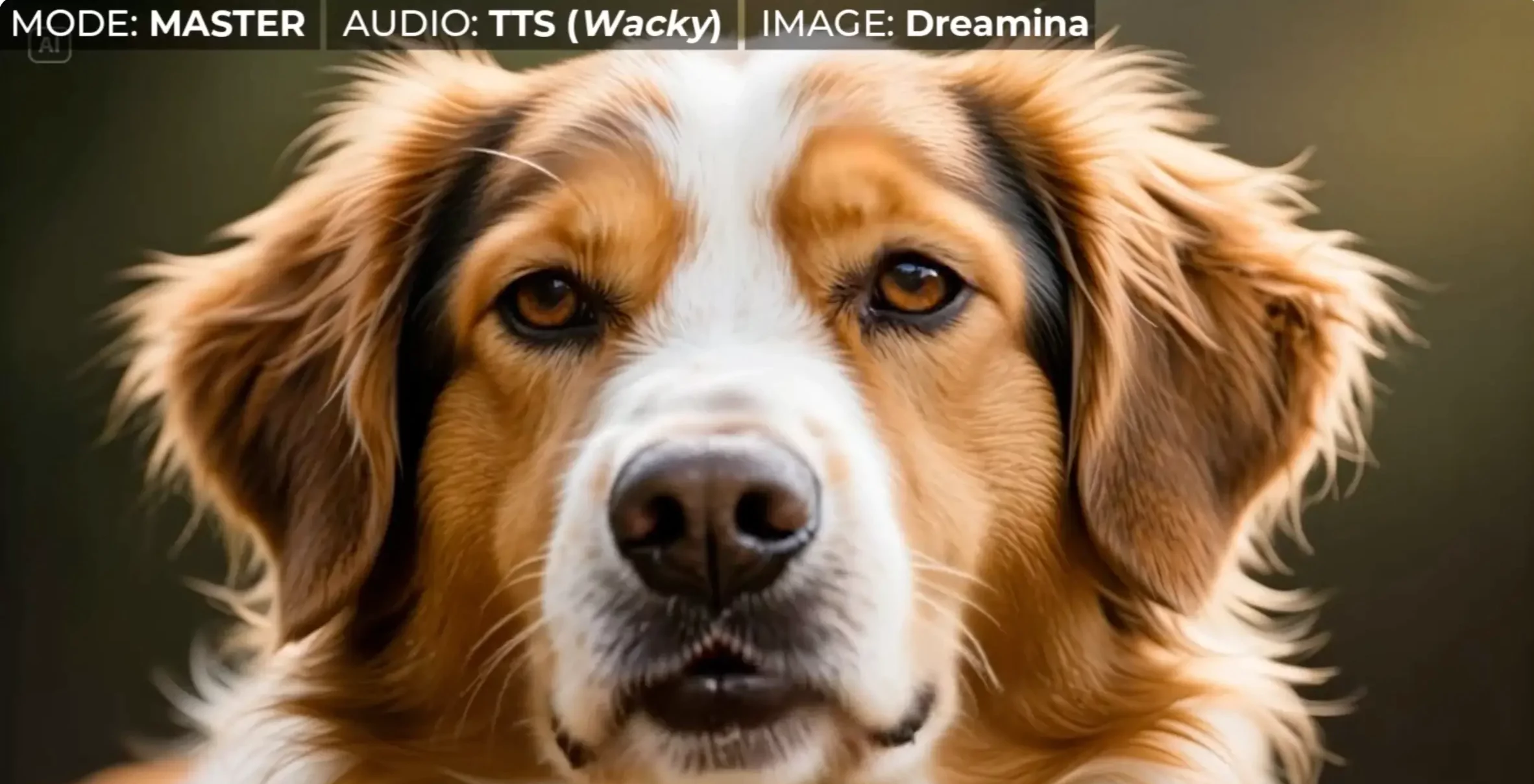 Dreamina Dog Lip Sync Test